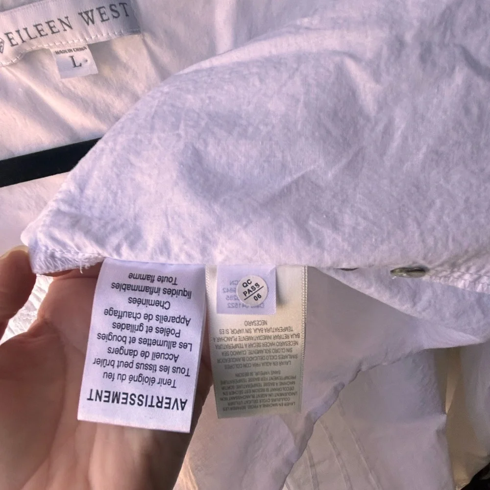 Eileen West L Cotton Pintuck Ballet Nightgown NWOT - Picture 6 of 16